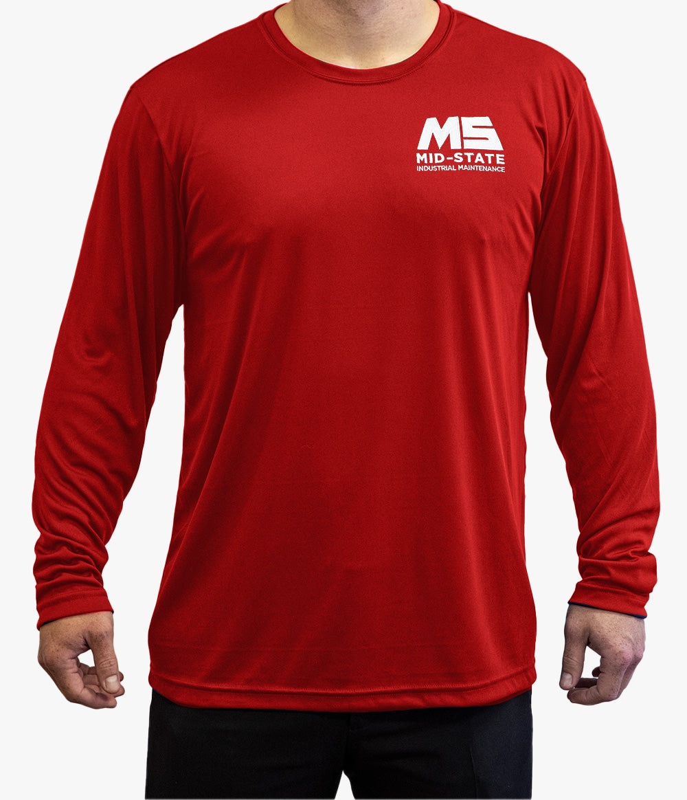 Fishing Shirt - Red – Mid-State Industrial Maintenance